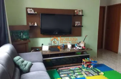Apartamento com 2 dormitórios, 63 m² - venda por r$ 255.000,00 ou aluguel por r$ 1.550,00/mês - jardim flor da montanha - guarulhos/sp