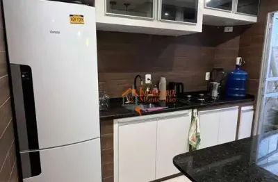 Apartamento garden com 2 dormitórios para alugar, 48 m² por r$ 2.822,00/mês - água chata - guarulhos/sp