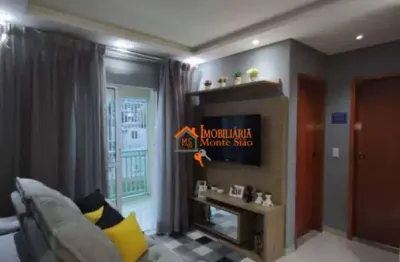 Apartamento com 2 dormitórios à venda, 58 m² por r$ 420.000,00 - vila nova bonsucesso - guarulhos/sp