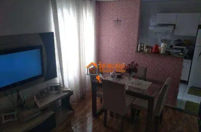 Apartamento com 2 dormitórios à venda, 43 m² por r$ 265.000,00 - água chata - guarulhos/sp