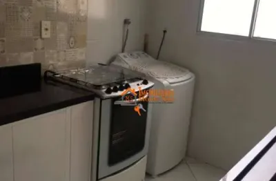 Apartamento com 2 dormitórios à venda, 43 m² por r$ 212.000,00 - água chata - guarulhos/sp