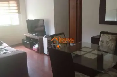 Apartamento com 2 dormitórios à venda, 56 m² por r$ 362.000,00 - jardim nova taboão - guarulhos/sp