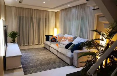Sobrado com 3 dormitórios à venda, 125 m² por r$ 850.000,00 - parque continental i - guarulhos/sp
