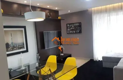 Apartamento com 2 dormitórios à venda, 56 m² por r$ 349.999,00 - tranquilidade - guarulhos/sp