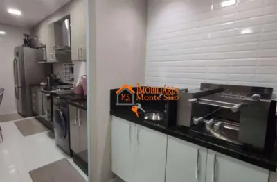 Apartamento com 2 dormitórios à venda, 58 m² por r$ 360.000,00 - vila nova bonsucesso - guarulhos/sp