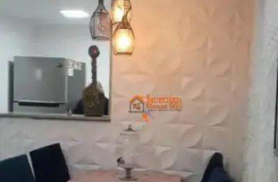 Apartamento com 2 dormitórios à venda, 44 m² por r$ 209.000,00 - água chata - guarulhos/sp