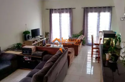 Sobrado com 3 dormitórios à venda, 146 m² por r$ 650.000,00 - jardim santa mena - guarulhos/sp