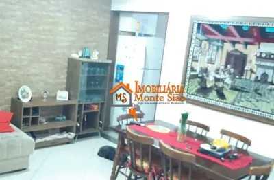 Sobrado com 2 dormitórios à venda, 55 m² por r$ 361.000,00 - jardim presidente dutra - guarulhos/sp