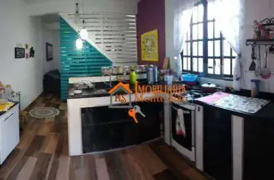 Sobrado com 3 dormitórios à venda, 220 m² por r$ 340.000,00 - jardim maria clara - guarulhos/sp