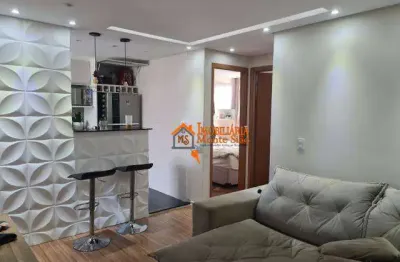 Apartamento com 2 dormitórios à venda, 42 m² por r$ 225.000,00 - água chata - guarulhos/sp