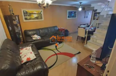 Sobrado com 3 dormitórios à venda, 150 m² por r$ 689.000,00 - jardim santa mena - guarulhos/sp