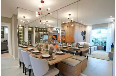Apartamento com 2 dormitórios à venda, 55 m² por r$ 447.900,00 - vila itapegica - guarulhos/sp