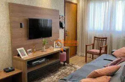 Apartamento com 3 dormitórios à venda, 64 m² por r$ 478.000,00 - jardim tijuco - guarulhos/sp