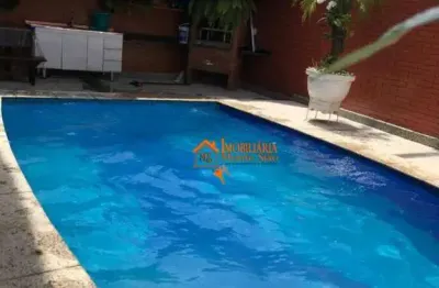 Sobrado com 3 dormitórios à venda, 375 m² por r$ 3.180.000,00 - cidade maia - guarulhos/sp