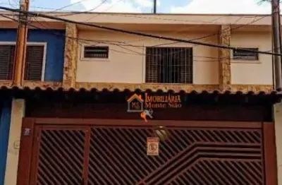 Sobrado com 3 dormitórios à venda, 160 m² por r$ 670.000,00 - jardim são jorge - guarulhos/sp