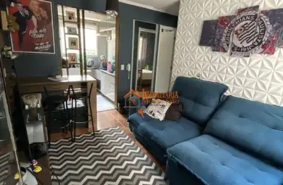Apartamento com 2 dormitórios à venda, 38 m² por r$ 255.000,00 - jardim albertina - guarulhos/sp