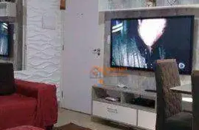 Apartamento para compra no condominio parque santa clara com 2 dormitórios à venda, 56 m² por r$ 233.000 - vila alzira - guarulhos/sp
