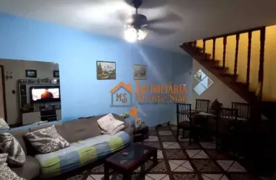 Sobrado com 3 dormitórios à venda, 220 m² por r$ 650.000,00 - parque continental iii - guarulhos/sp
