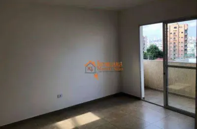Sala para alugar, 55 m² por r$ 2.538,00/mês - vila rosália - guarulhos/sp