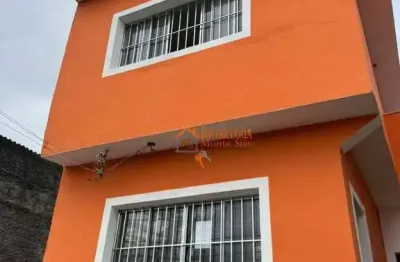 Sobrado com 5 dormitórios à venda, 80 m² por r$ 530.000,00 - vila barros - guarulhos/sp