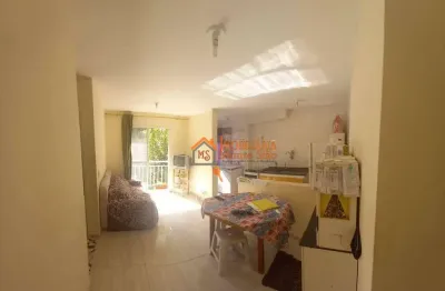 Apartamento com 2 dormitórios à venda, 44 m² por r$ 225.000,00 - jardim guilhermino - guarulhos/sp