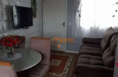 Apartamento com 2 dormitórios à venda, 40 m² por r$ 215.000,00 - jardim albertina - guarulhos/sp