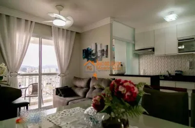 Apartamento com 2 dormitórios à venda, 57 m² por r$ 490.000,00 - jardim flor da montanha - guarulhos/sp