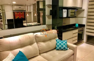 Studio com 1 dormitório à venda, 36 m² por r$ 390.000,00 - vila augusta - guarulhos/sp