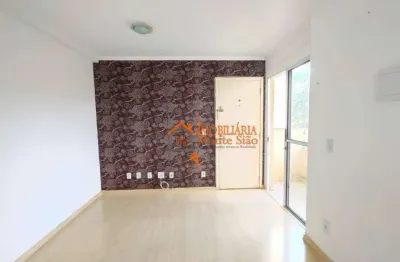 Apartamento com 2 dormitórios à venda, 46 m² por r$ 264.000,00 - pimentas - guarulhos/sp