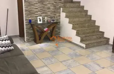 Sobrado com 3 dormitórios à venda, 90 m² por r$ 750.000,00 - vila hulda - guarulhos/sp