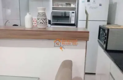 Apartamento com 2 dormitórios à venda, 44 m² por r$ 212.000,00 - água chata - guarulhos/sp