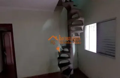 Sobrado com 2 dormitórios para compra no jardim taboão , 180 m² por r$ 392.000 - jardim taboão - guarulhos/sp