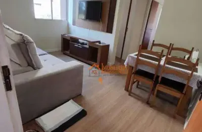 Apartamento com 2 dormitórios à venda, 45 m² por r$ 195.000,00 - jardim são luis - guarulhos/sp