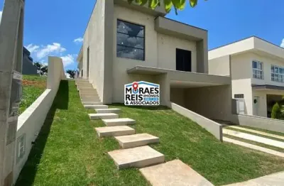 Casa em condomínio fechado com 3 quartos à venda na carmelo scarparo, 10, reserva santa rosa, itatiba por r$ 1.350.000