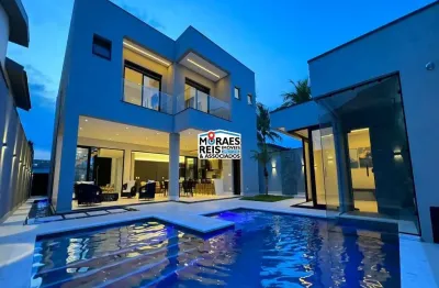 Casa em condomínio fechado com 5 quartos à venda na norberto nascimento, 71, jardim acapulco, guarujá por r$ 5.300.000