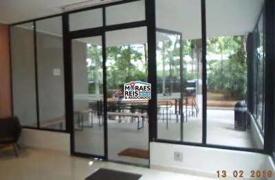 Sala comercial com 1 sala para alugar na rua sansão alves dos santos, 20, cidade monções, são paulo por r$ 12.000