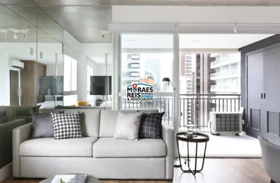 Apartamento com 1 quarto para alugar na rua jean peltier, 311, cidade monções, são paulo por r$ 5.000