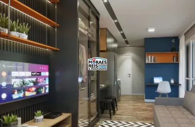 Apartamento com 1 quarto à venda na rua catipara, 285, brooklin, são paulo por r$ 380.000