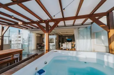 Cobertura para venda em florianópolis, abraão, 3 dormitórios, 1 suíte, 3 banheiros, 2 vagas