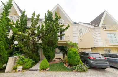 Casa em condomínio fechado com 3 quartos à venda na rua victório viezzer, 471, vista alegre, curitiba por r$ 1.170.000