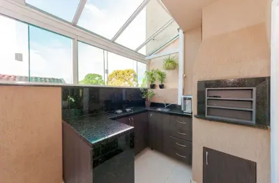 Casa em condomínio fechado com 3 quartos à venda na rua mozart rosseto, 358, cachoeira, curitiba por r$ 748.000