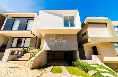 Casa em condomínio fechado com 3 quartos à venda na rua paulo pampuche, 316, campo comprido, curitiba por r$ 1.750.000