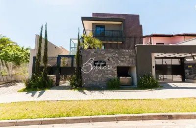 Casa em condomínio fechado com 3 quartos para alugar na rua joão azolin, 72, santa felicidade, curitiba por r$ 6.850