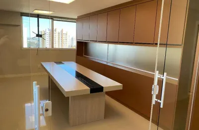 Sala comercial com 4 salas para alugar na rua professor pedro viriato parigot de souza, 3901, ecoville, curitiba por r$ 3.400