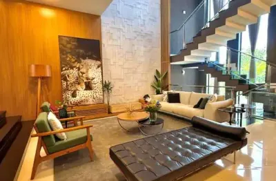 Casa em condomínio fechado com 4 quartos à venda na alameda das bauhínias, 740, tamboré, santana de parnaíba por r$ 6.500.000