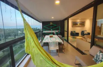 Apartamento mobiliado com 04 quartos, na praia do paiva, cabo de sto agostinho - pe