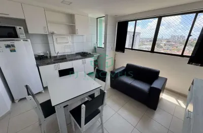 Flat studio mobiliado com vista para o mar, em casa caiada, olinda - pe