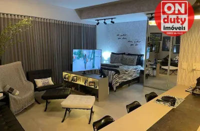 Frente à praia! studio à venda ou locação, pompeia, santos/sp