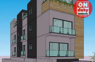 Village 50 metros da praia com 3  suítes à venda, 150 m² - josé menino - santos/sp
