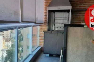 Apartamento com 2 dormitórios, 124 m² - venda por r$ 1.850.000,00 ou aluguel por r$ 8.530,00 - boqueirão - santos/sp